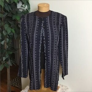 R&m Richards by Karen Kwong size 10 button down padded shoulders